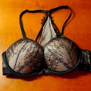 Victoria Secret Bombshell (add 2 cup size pushup) Razorback Bra